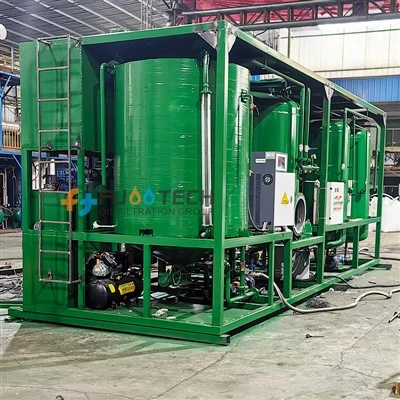 Sistema de regeneración de aceite de la máquina para mezcladores interno/encabezado de frío